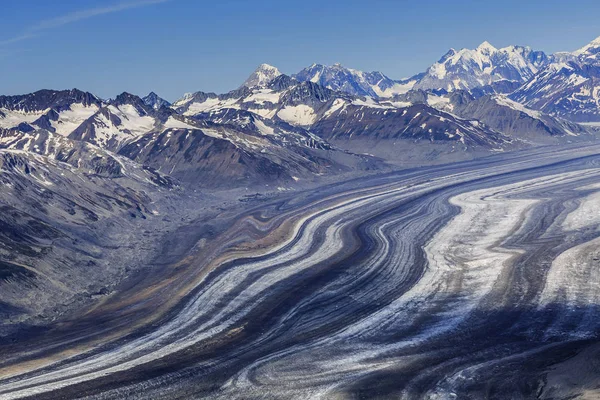 Льодовикове поле в Національний парк Клувані, Юкон, Канада — стокове фото