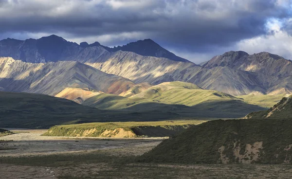 Denali (Mount Mckinley) národní park, Aljaška, Spojené státy — Stock fotografie