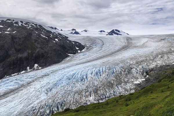 Exit glacier, Aljaška, Usa — Stock fotografie
