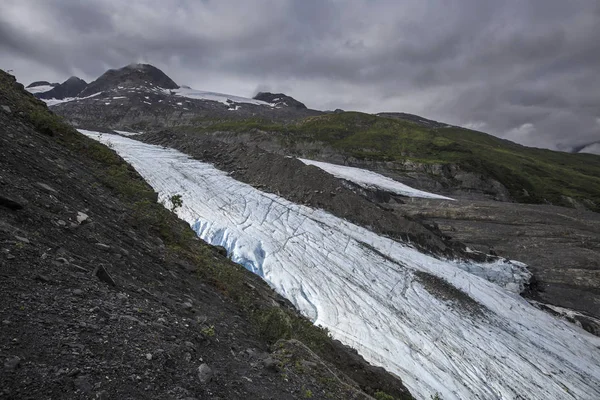 Worthington gleccser, Alaska, Amerikai Egyesült Államok — Stock Fotó