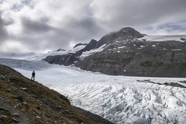 Worthington glacier, Alaska, USA — Stock Photo, Image