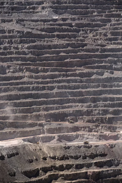 Chuquicamata,'s werelds grootste open pit kopermijn, Calama, Chil — Stockfoto