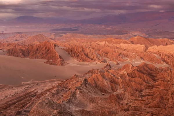 死亡谷或火星谷在阿塔阿塔沙漠智利 — 图库照片