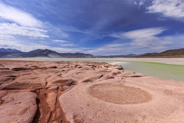 Red stones  (Piedras Rojas), Aguascalientes Saline, Atacama, Chi — 스톡 사진