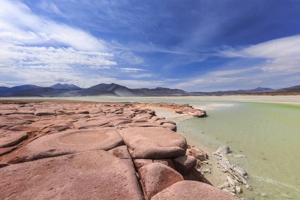 Pierres rouges (Piedras Rojas), Aguascalientes Saline, Atacama, Chi — Photo