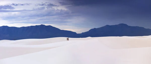 Białe piaski pomnik narodowy Nowy Meksyk, usa — Zdjęcie stockowe