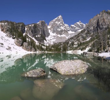 Delta Gölü, Grand Teton Milli Parkı, Wyoming, ABD
