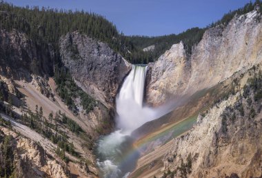 Yellowstone Kanyon, alt Yellowstone Falls, Wyoming, ABD