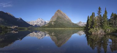 Swiftcurrent Lake, Glacien Milli Parkı, Montana, ABD