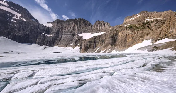 Obergrinnellsee und Salamandergletscher in der Gletschernation — Stockfoto