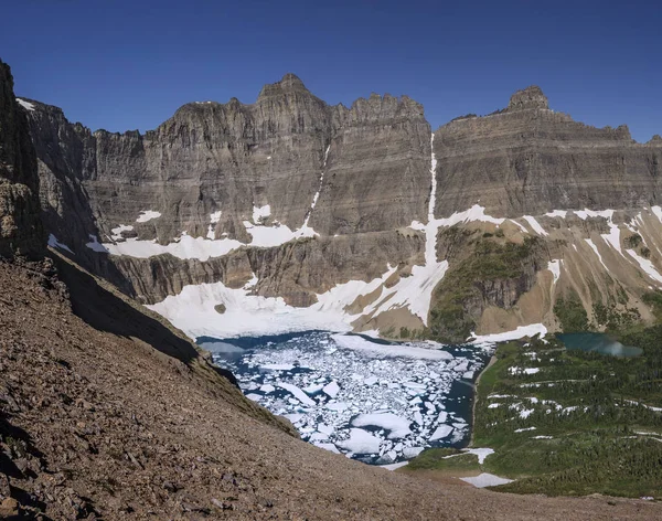 빙산 호수, 빙하 국립 공원, 몬태나, 미국 — 스톡 사진