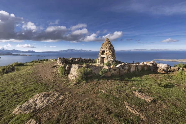 Sun Island, Lake Titicaca, Bolivia — Stock Photo, Image