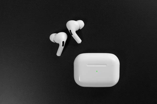 Air Pods Pro Con Caja Carga Inalámbrica Nuevos Airpods Pro — Foto de Stock