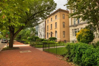 Evler ve Washington DC 'deki Capitol Hill' e bağlı.