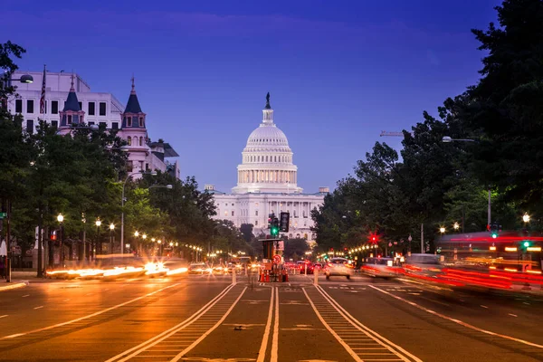 Capitólio Dos Estados Unidos Edifício Senado Washington Eua — Fotografia de Stock