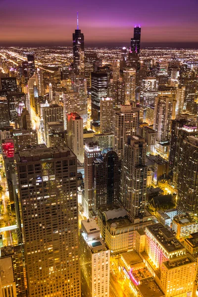 Vista Aerea Grattacieli Chicago Illinois Usa — Foto Stock