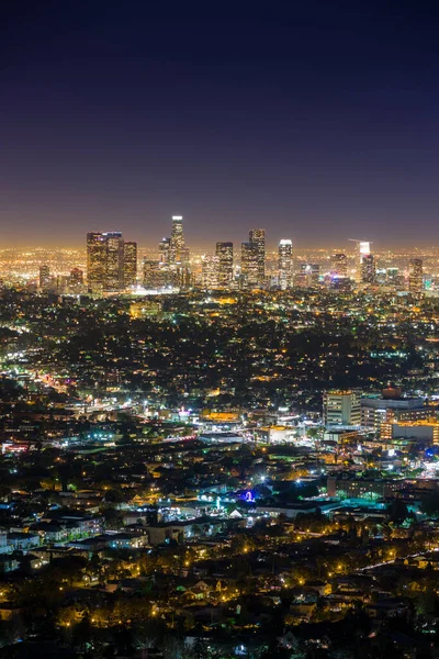 Cityscape Śródmieście Widok Los Angeles Kalifornia Usa — Zdjęcie stockowe