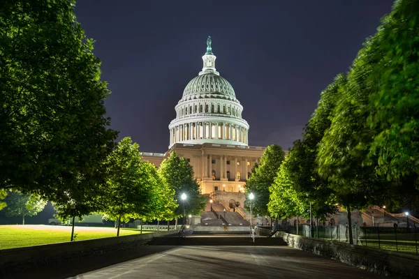 Capitólio Dos Estados Unidos Edifício Senado Washington Eua — Fotografia de Stock
