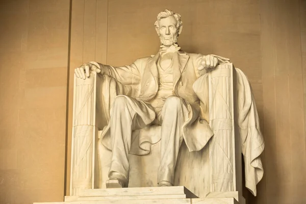 Statue Abraham Lincoln Memorial National Mall Washington Usa — Stock Photo, Image