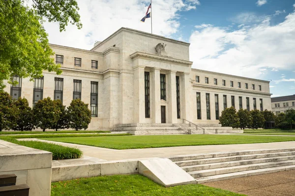 Federal Reserve financial policy building in Washington DC USA