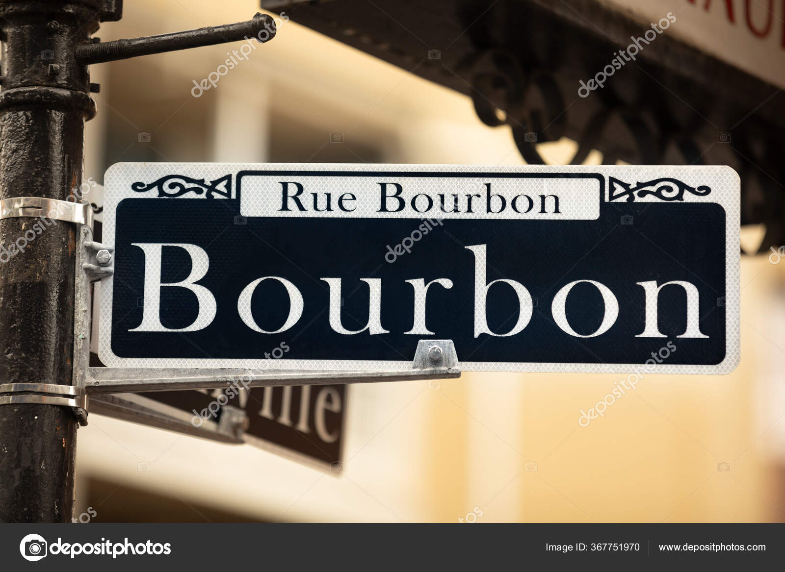 Bourbon Street New Orleans Louisiana Usa Stock Photo - Download