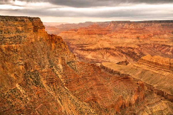 Scenic Nature View Overlook Navajo Point Tourist Stop South Rim — Stock Photo, Image
