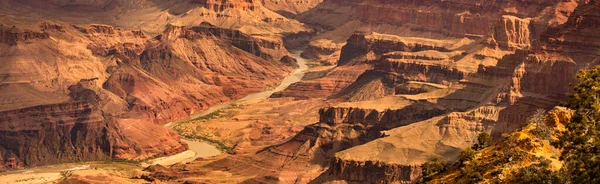 Grand Canyon Scenic Panoramic View Desert View Watchtower Tourist Stop — Stock Photo, Image