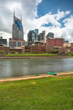 Nashville Tennessee USA şehir merkezi silüeti