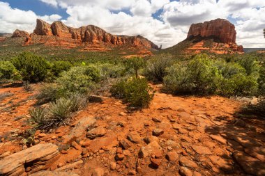 Sedona Arizona 'da Red Rock yürüyüş parkurları