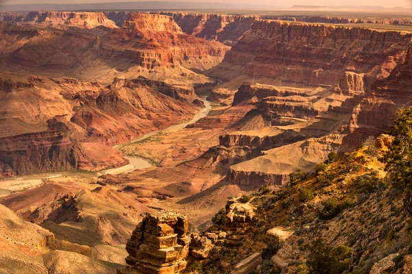 Γραφική άποψη για το Νότιο Δακτύλιο στο Εθνικό Πάρκο Grand Canyon — Φωτογραφία Αρχείου