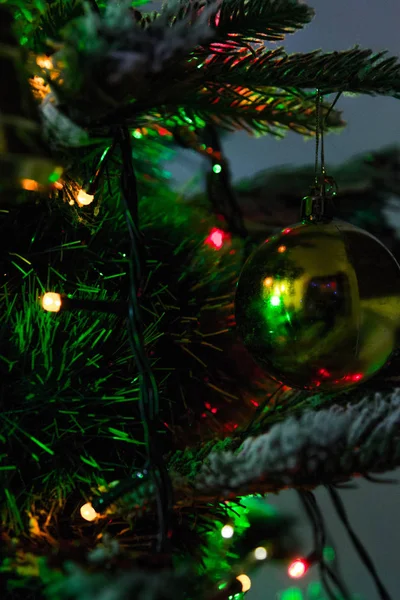 Gedecoreerde Kerstboom — Stockfoto