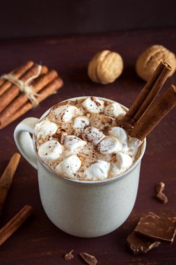 sıcak çikolatalı içecek