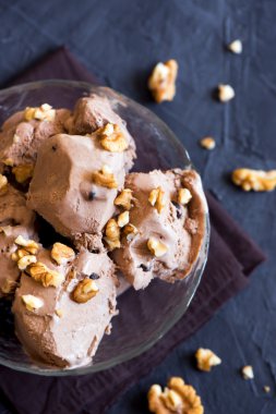 çikolatalı dondurma.