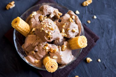 çikolatalı dondurma.