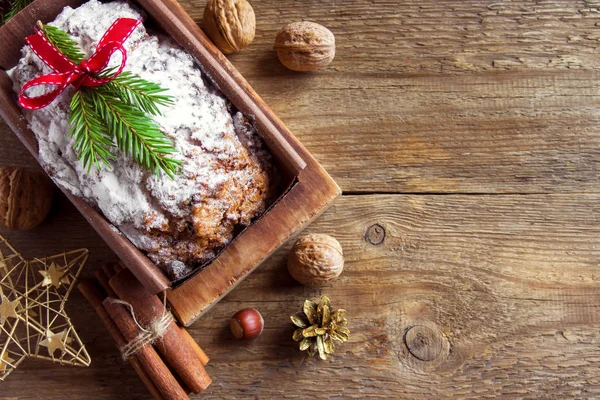 Fruitcake for Christmas — Stock Photo, Image