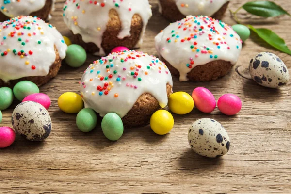 Pasticceria Pasquale Mini Torte Fatte Casa Fresche Della Carota Con — Foto Stock