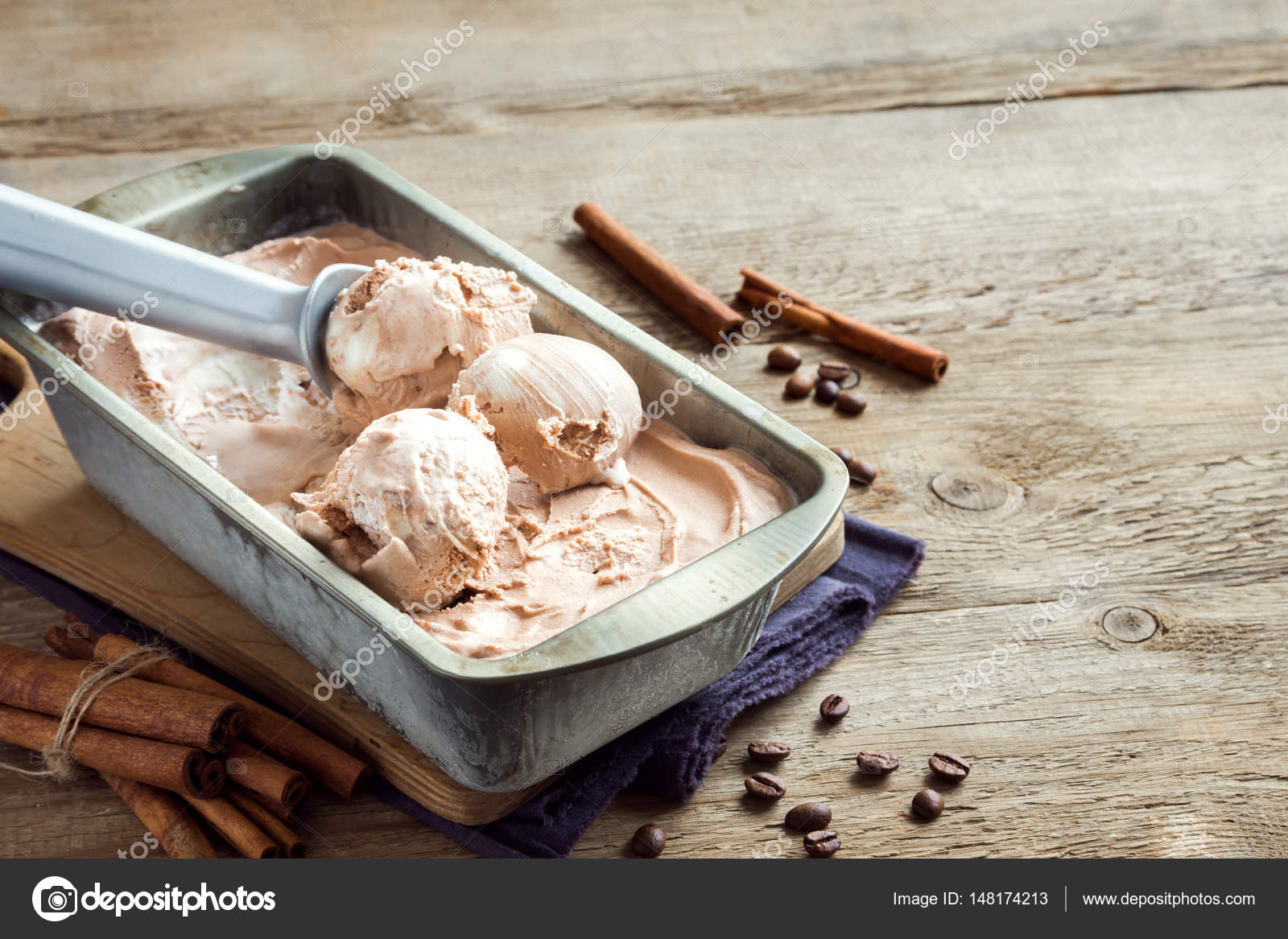 how to scoop frozen ice cream