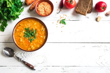 Kırmızı Mercimek Çorbası 