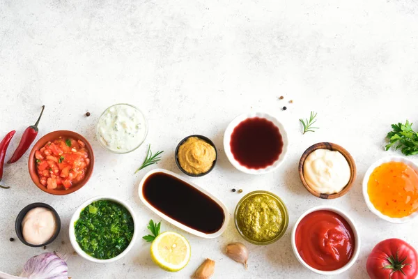 Sauces Assortment — Stock Photo, Image