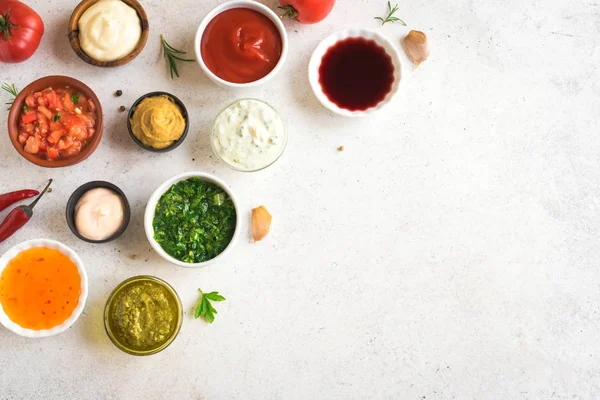 Sauces Assortment — Stock Photo, Image