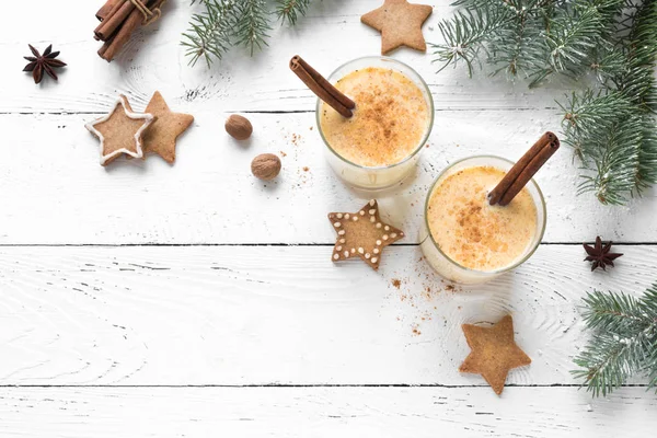 Eggnog for Christmas — Stock Photo, Image