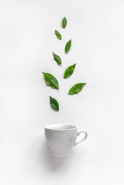 yeşil çay ve Kupası