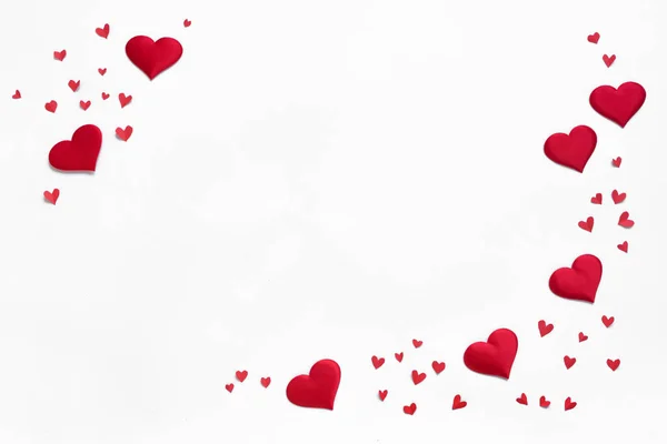 Red Hearts Background — Stock Photo, Image