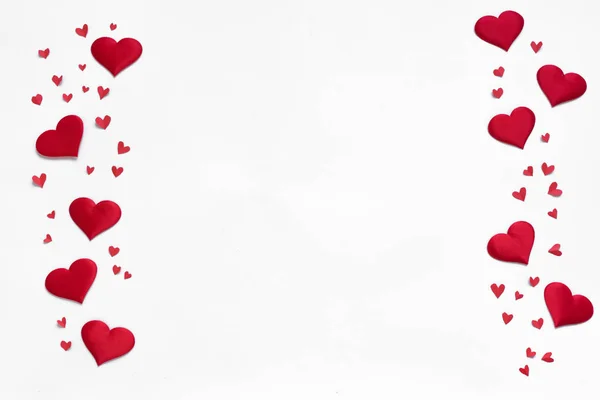 Red Hearts Background — Stock Photo, Image