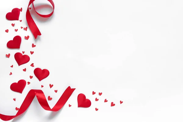 Red Hearts Background — Stock Photo, Image