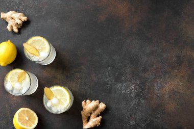 Limonlu zencefil içki