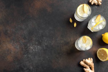 Limonlu zencefil içki