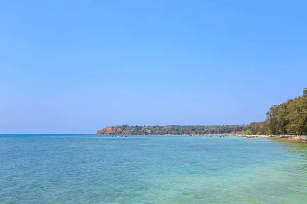 Mar Azul Turquesa Cristalino Rawai Beach Phuket Tailândia — Fotografia de Stock