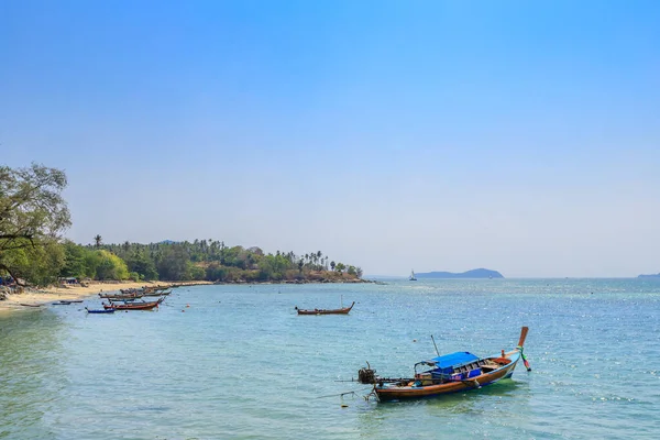 Mar Azul Turquesa Cristalino Rawai Beach Phuket Tailandia — Foto de Stock