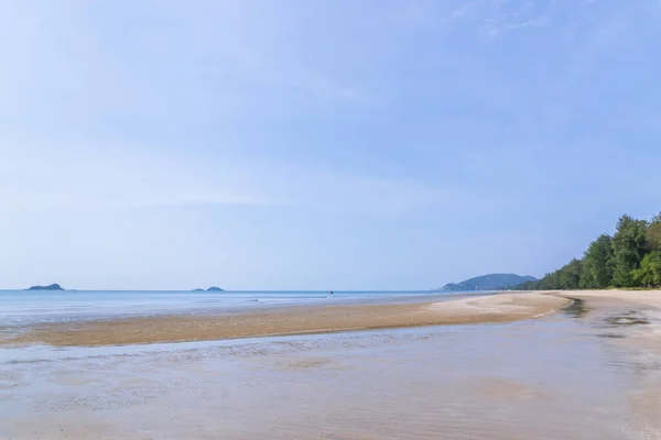 Suan Son Pradiphat Sea Pine Casuarina Park Spokojna Piękna Plaża — Zdjęcie stockowe